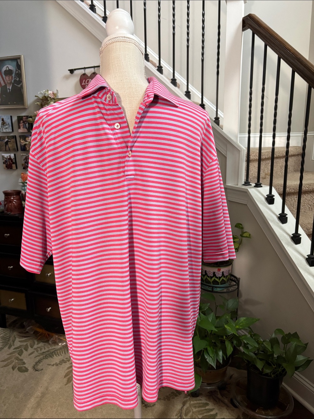 Peter Millar Summer Comfort Performance Shirt size L